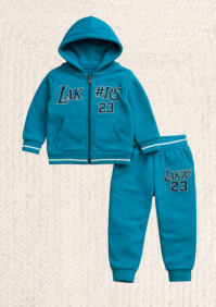 Sportieve Babyset Lakers turquoise
