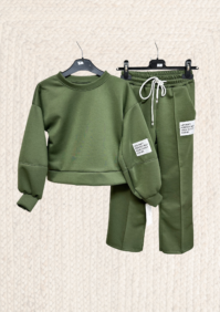 Comfy label set groen